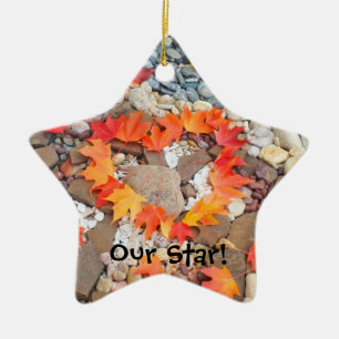 Unser Stern! Baby-Kinderschmuck Personalisieren Ge Keramik Ornament