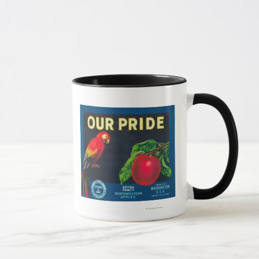 Unser Stolz-Apple-Label - der Staat in Washington Tasse (Rechts)