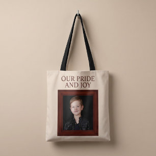 Unser Stolz und unsere Freude Personalisiertes Kin Tasche