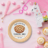 Unser Süsse Pie's 1. Geburtstag Pappteller (Party)