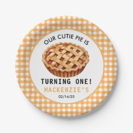 Unser Süsse Pie's 1. Geburtstag Pappteller
