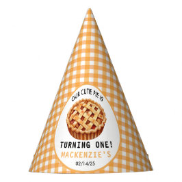 Unser Süsse Pie's 1. Geburtstag Partyhütchen