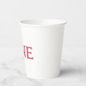 Unser süßer Kuchen ist eine WM Pappbecher (Links)