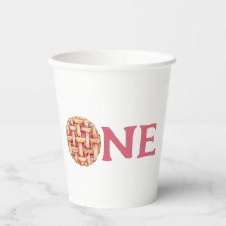 Unser süßer Kuchen ist eine WM Pappbecher