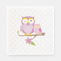Unser Sweet Baby Girl Owl Baby Dusche Napkin