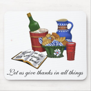 Unser tägliches Brot, Matthew 6:11 Mousepad