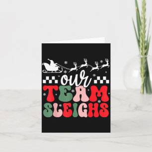 Unser Team macht die Arbeit von Weihnachtsmanns Re Karte