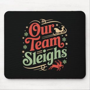 Unser Team macht die Weihnachts-Rentiere von Santa Mousepad