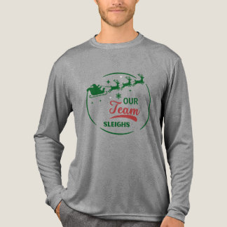 Unser Team Schlitten fährt, Rot & Grün Licht Shirt