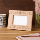 Unser Team wünscht Ihnen ein frohes Weihnachtsgesc Geätzte Rahmen (Links)