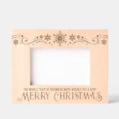 Unser Team wünscht Ihnen ein frohes Weihnachtsgesc Geätzte Rahmen (Vorderseite)
