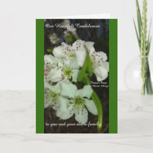 Unser tief empfunden Beileid Karte
