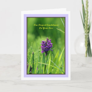 Unser tiefes Mitgefühl für Ihre Loss Grußkarte Karte