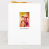 Unser tiefstes Beileid Iris Karte (Rückseite)