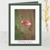 Unser tiefstes Beileid Karte (Gelbe Blume)