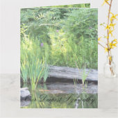 Unser tiefstes Beileid Karte (Gelbe Blume)