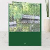 Unser tiefstes Beileid Karte (Rückseite)