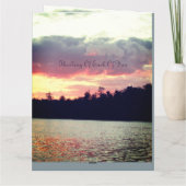 Unser tiefstes Beileid Karte (Rückseite)