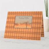 Unser tiefstes Beileid Karte (Rückseite)