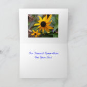 Unser tiefstes Beileid Karte (Innenseite)