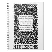 Unser tiefstes INSIGHTS-Zitat von Nietzsche Notizblock (Vorderseite)