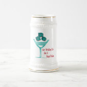 Unser trinkender Verein hat ein Bunco Problem Bierglas (Mittel)