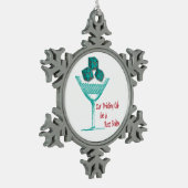 Unser trinkender Verein hat eine Bunco Schneeflocken Zinn-Ornament (Links)