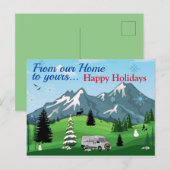 Unser Van zu dir Postkarte (Vorne/Hinten)