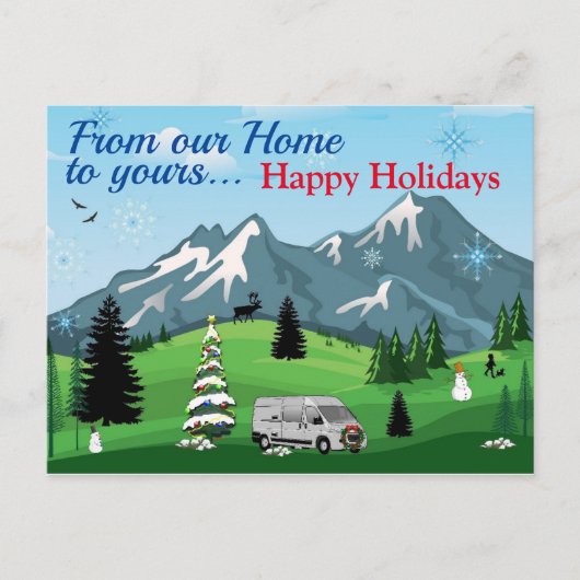 Unser Van zu dir Postkarte (Vorderseite)