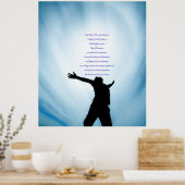 Unser Vater das Gebet auf Druck durch Heilung der  Poster (Küche)