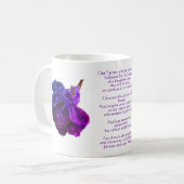 Unser Vater Das Gebet des Herrn Inspiration Kaffeetasse (Vorderseite Links)