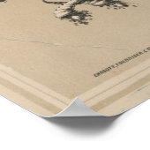 Unser Vater, der im Himmel Kunst macht [1873] Poster (Ecke)