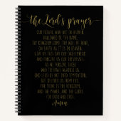 Unser Vater, der im Himmel Kunst macht, das Gebet Notizblock (Vorderseite)