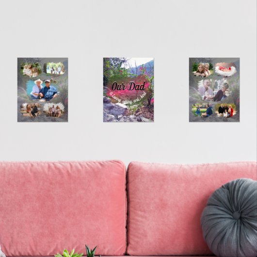 Unser Vater Family Collage Yelapa Trail 821 Bilderwand Sets