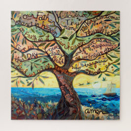 Unser Vater Gebet im Baum des Lebens Puzzle