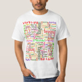 Unser Vater-Gebet in Amharic የአባታችንሆይጸሎት Amharic T-Shirt (Vorderseite)