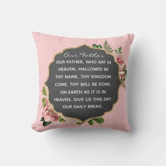 Unser Vater Gebet - Kissen (Vorderseite)