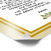 Unser Vater Gebet Matthew 6:9-13 Foto (Ecke)