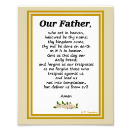 Unser Vater Gebet Matthew 6:9-13 Foto
