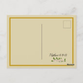 Unser Vater Gebet Matthew 6:9-13 Postkarte (Rückseite)