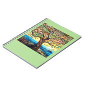 Unser Vater gemaltes Gebets-Baum-Notizbuch Notizblock (Linke Seite)