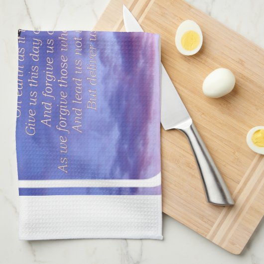 Unser Vater-Geschirrtuch Geschirrtuch (Viertel Falte)