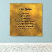 Unser Vater hat die Kanvas überzogen Leinwanddruck (Insitu (Holzboden))