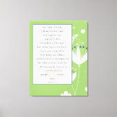 Unser Vater im Himmel 11"x14" überzogene Leinwand (Vorderseite)