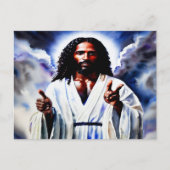 Unser Vater im Himmel Wasserfarbe Postkarte (Vorderseite)