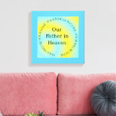UNSER VATER IN HEAVEN LEINWANDDRUCK (Insitu (Wohnzimmer))