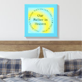 UNSER VATER IN HEAVEN LEINWANDDRUCK (Insitu (Schlafzimmer))