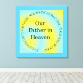 UNSER VATER IN HEAVEN LEINWANDDRUCK (Insitu (Holzboden))