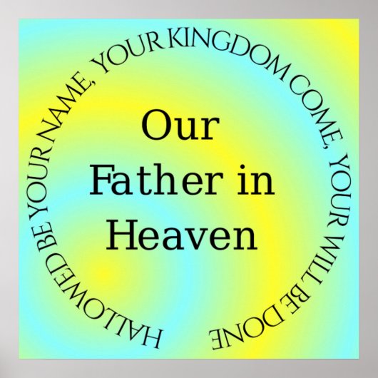 UNSER VATER IN HEAVEN POSTER (Vorne)