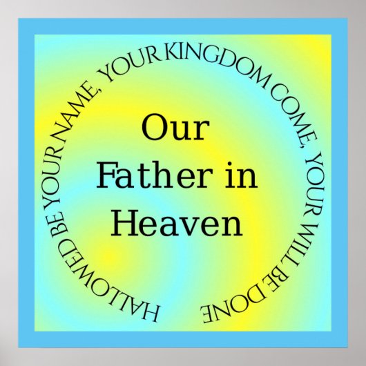 UNSER VATER IN HEAVEN POSTER (Vorne)
